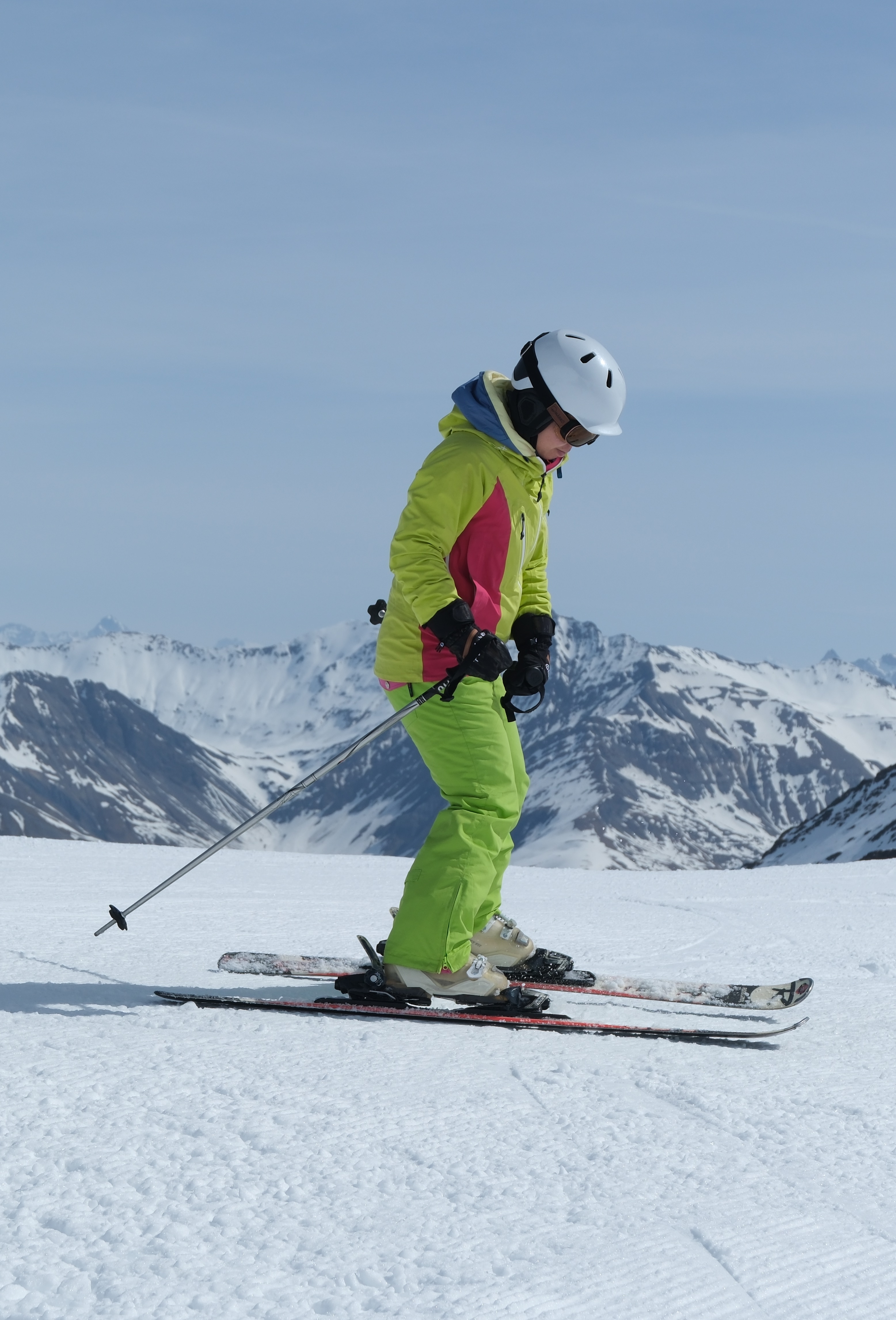 Skiing in the Alps